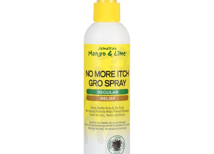 Jamaican Mango & Lime No More Itch Gro Spray Rasta Locks Twist 8oz (12 Pack) - Personal Care > Hair Styling Products