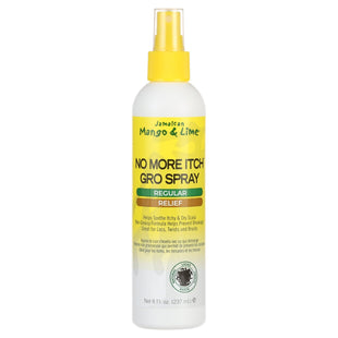 Jamaican Mango & Lime No More Itch Gro Spray Rasta Locks Twist 8oz (12 Pack) - Personal Care > Hair Styling Products