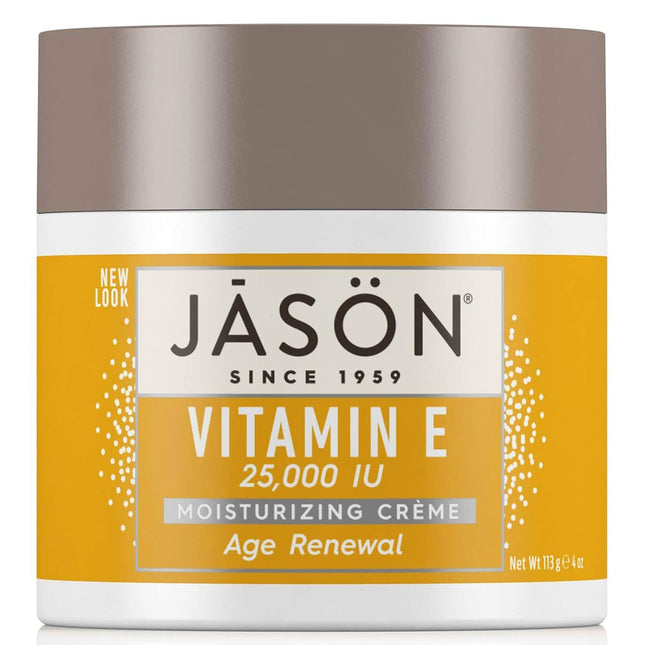 JASON Vitamin-E 25,000 IU Age Renewal Moisturizing Body-Face Cream 4oz (6 Pack) - Personal Care > Skin Lotion &