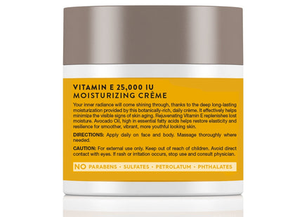 JASON Vitamin-E 25,000 IU Age Renewal Moisturizing Body-Face Cream 4oz - Personal Care > Skin Lotion & Moisturizer