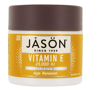 JASON Vitamin-E 25,000 IU Age Renewal Moisturizing Body-Face Cream 4oz - Personal Care > Skin Lotion & Moisturizer