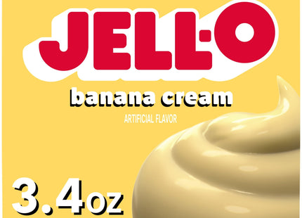 Jell-O Banana Cream Instant Pudding & Pie Filling Mix 3.4oz (12 Pack) - Food Beverages > Baking Desserts Puddings