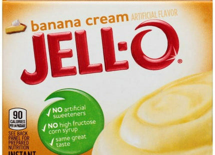 Jell-O Banana Cream Instant Pudding & Pie Filling Mix 3.4oz (12 Pack) - Food Beverages > Baking Desserts Puddings