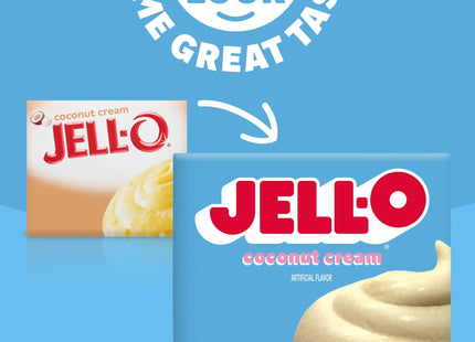 Jell-O Coconut Cream Instant Pudding & Pie Filling Mix 3.4oz (10 Pack) - Food Beverages > Baking Desserts Puddings