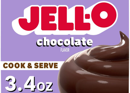 Jell-O Cook & Serve Chocolate Flavor Pudding Pie Filling Mix 3.4oz (2 Pack) - Food Beverages > Baking Desserts Puddings