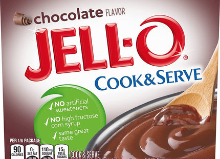 Jell-O Cook & Serve Chocolate Flavor Pudding Pie Filling Mix 3.4oz (2 Pack) - Food Beverages > Baking Desserts Puddings