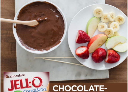 Jell-O Cook & Serve Chocolate Flavor Pudding Pie Filling Mix 3.4oz - Food Beverages > Baking Desserts Puddings Dessert