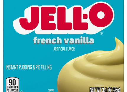 Jell-O Instant Pudding and Pie Filling Mix French Vanilla 3.4oz (12 Pack) - Food & Beverages > Baking Desserts Puddings