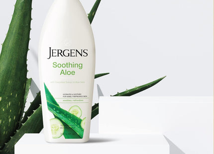 Jergens Soothing Aloe Refreshing Moisturizer Body Lotion ver 10oz (12 Pack) - Personal Care > Skin &