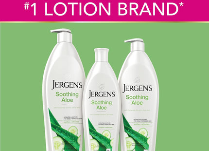 Jergens Soothing Aloe Refreshing Moisturizer Body Lotion ver 10oz (12 Pack) - Personal Care > Skin &