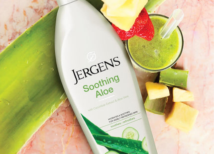 Jergens Soothing Aloe Refreshing Moisturizer Body Lotion ver 10oz (24 Pack) - Personal Care > Skin &
