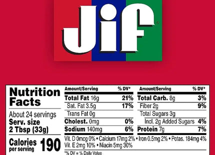 nutrition label for nuttint