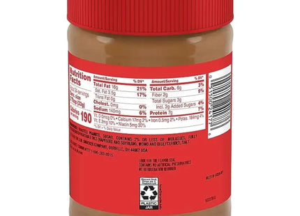 a jar of peanut butter