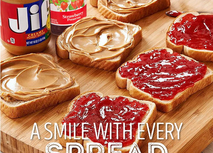 Jif Creamy Peanut Butter Rich Nutty Flavor 28oz - Food & Beverages > Jam Honey Spreads Nut Butters