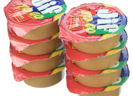 Jif To Go Creamy Peanut Butter Cups Smooth and 1.5oz 8 (10 Pack) - Food & Beverages > Jam Honey Spreads Nut Butters