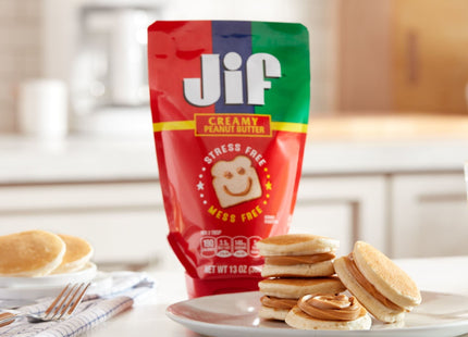 Jif Squeeze Creamy Peanut Butter Smooth Texture 13oz (10 Pack) - Food & Beverages > Jam Honey Spreads Nut Butters