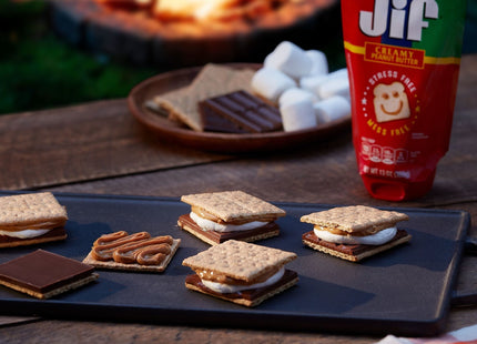 Jif Squeeze Creamy Peanut Butter Smooth Texture 13oz - Food & Beverages > Jam Honey Spreads Nut Butters