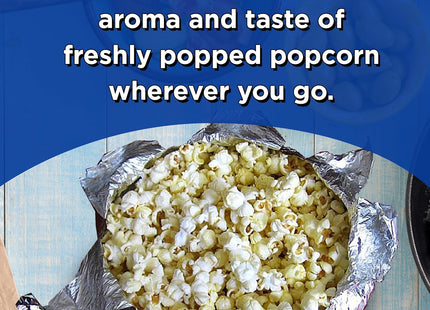 JIFFY POP Butter Flavored Popcorn Stovetop Popping Pan 4.5oz (10 Pack) - Food & Beverages > Snacks