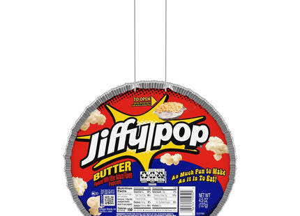 JIFFY POP Butter Flavored Popcorn Stovetop Popping Pan 4.5oz - Food & Beverages > Snacks