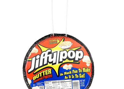 JIFFY POP Butter Flavored Popcorn Stovetop Popping Pan 4.5oz - Food & Beverages > Snacks