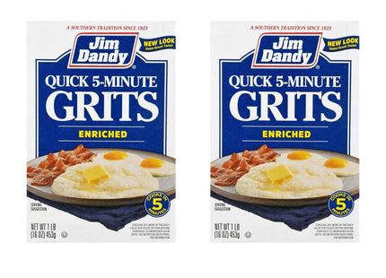 Jim Dandy Enriched Quick Grits A Taste Of The Old South 32oz (2 Pack) - Food & Beverages > Pantry Breakfast Cereals