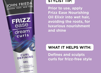 John Frieda Frizz-Ease Clearly Defined Hair Styling Gel Unisex 5oz (24 Pack) - Personal Care > & Products