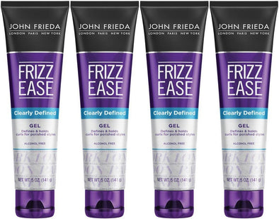 John Frieda Frizz-Ease Clearly Defined Hair Styling Gel Unisex 5oz (4 Pack) - Personal Care > & Products