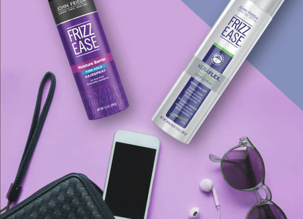 John Frieda Frizz Ease Moisture Barrier Firm HairSpray Unscented 12oz (2 Pack) - Personal Care > Hair & Styling Products