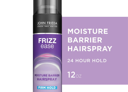 John Frieda Frizz Ease Moisture Barrier Firm HairSpray Unscented 12oz (12 Pack) - Personal Care > Hair & Styling