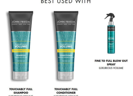 John Frieda Luxurious Volume Touchably Full Natural Conditioner 8.45oz (6 Pack) - Personal Care > Hair & Styling Shampoo