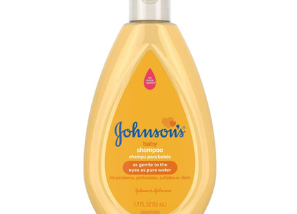 Johnson Baby Shampoo with Gentle Tear Free Formula Travel Size 1.7oz (3 Pack) - & Toddler > Bathing Grooming Shampoos