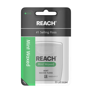 Johnson & Reach Adult Dental Floss Mint Waxed 55 yds (12 Pack) - Personal Care > Oral Flossers