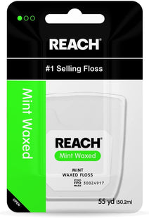 Johnson & Reach Adult Dental Floss Mint Waxed 55 yds (36 Pack) - Personal Care > Oral Flossers