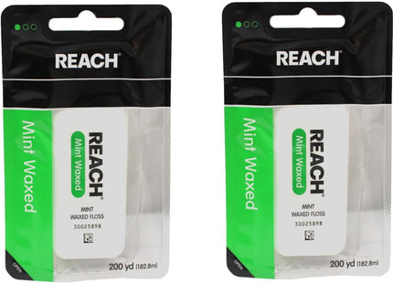 Johnson & Reach Adult Dental Floss Mint Waxed 55 yds (8 Pack) - Personal Care > Oral Flossers