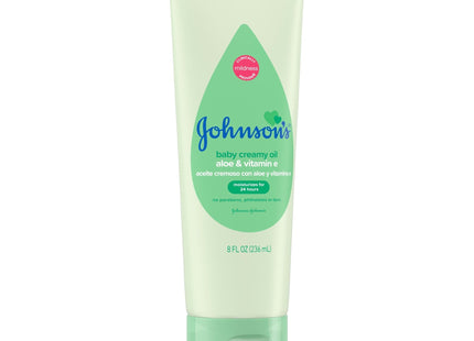 Johnson’s Body Lotion Creamy Oil with Aloe VitaminE Moisturizing 8.0oz (12 Pack) - Baby & Toddler > Bathing Grooming