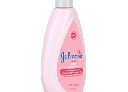 Johnson’s Moisturizing Pink Baby Lotion Coconut Oil Travel Size 1.7oz (12 Pack) - & Toddler > Bathing Grooming