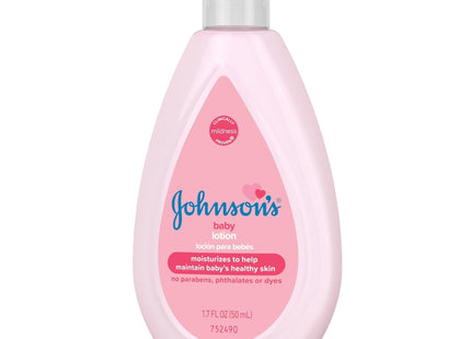 Johnson’s Moisturizing Pink Baby Lotion Coconut Oil Travel Size 1.7oz (5 Pack) - & Toddler > Bathing Grooming