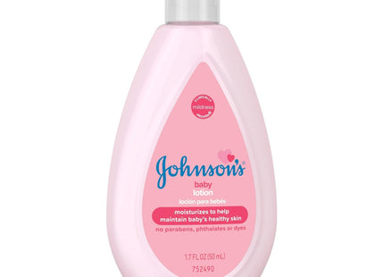 Johnson’s Moisturizing Pink Baby Lotion Coconut Oil Travel Size 1.7oz (6 Pack) - & Toddler > Bathing Grooming