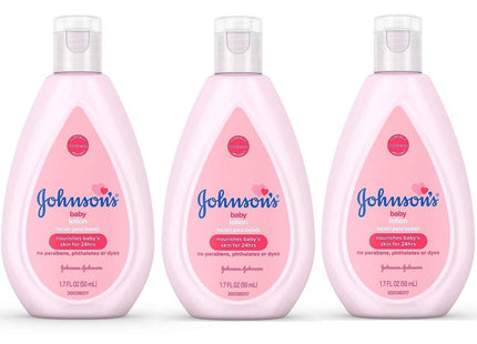 Johnson’s Moisturizing Pink Baby Lotion Coconut Oil Travel Size 1.7oz (6 Pack) - & Toddler > Bathing Grooming