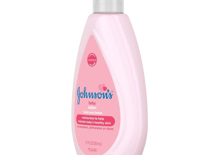 Johnson’s Moisturizing Pink Baby Lotion Coconut Oil Travel Size 1.7oz (2 Pack) - & Toddler > Bathing Grooming