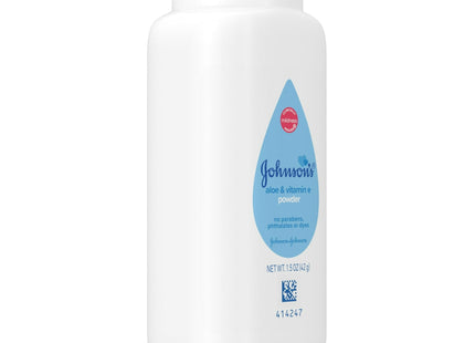 Johnson’s Naturally Derived Cornstarch Baby Powder Aloe VitaminE 1.5oz (5 Pack) - & Toddler > Bathing Grooming Body