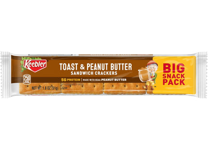 Keebler Sandwich Crackers Toast and Peanut Butter 1.8oz (2 Pack) - Food & Beverages > Pantry Crispbread