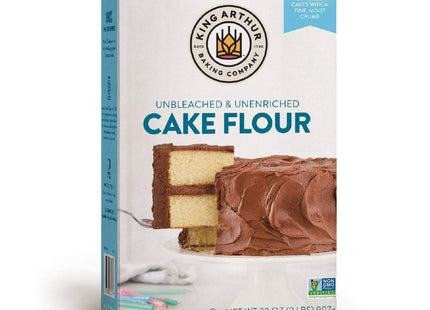 King Arthur Unbleached and Unenriched Cake Flour Blend Non-GMO 32oz (3 Pack) - Food & Beverages > Baking Desserts