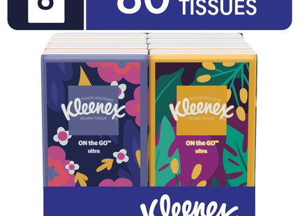 Kleenex On-The-Go Facial Tissues 10 Tissues/Box 8 Box 80 (12 Pack) - Personal Care > Skin