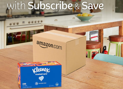 Kleenex Trusted Care Everyday Facial Tissue White 160ct (12 Pack) - Personal > Skin Tissues