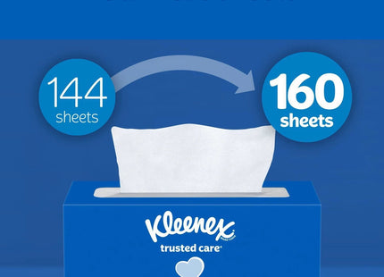 Kleenex Trusted Care Everyday Facial Tissue White 160ct (12 Pack) - Personal > Skin Tissues