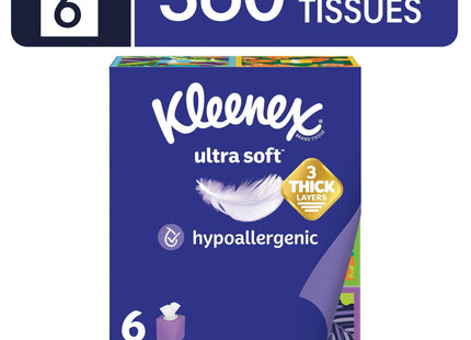 Kleenex Ultra Soft Facial Tissues Cube Box 60ct (6 Pack) - Personal Care > Skin