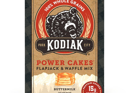 Kodiak Protein-Packed Power Cakes Buttermilk Flapjack Waffle Mix 20oz (12 Pack) - Food & Beverages > Baking Desserts