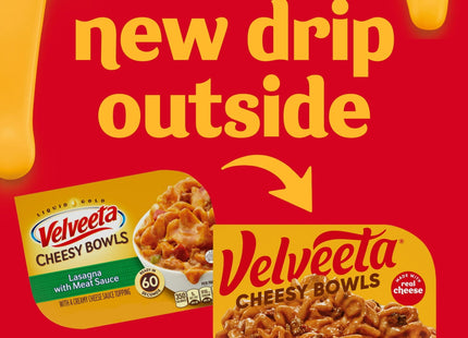 Kraft Velveeta Lasagna with Meat Sauce Cheesy Skillets Singles 9oz (12 Pack) - Food & Beverages > Prepared Ready Meals