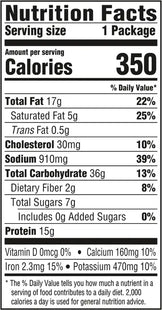 a close up of a nutrition label for a variety of foods